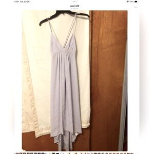 ARAZTIA WILFRED SLIP HI LOW DRESS SZ 4 FABRIC FROM JAPAN